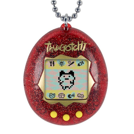 Tamagotchi red glitter