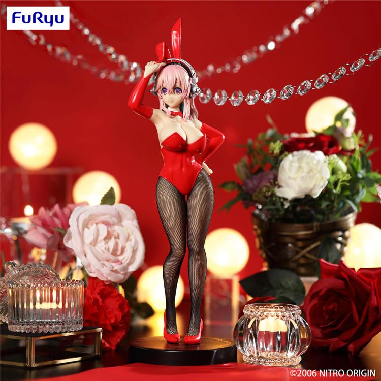 Nitroplus BiCute Bunnies Super Sonico Figure Red- Furyu