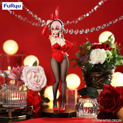 Nitroplus BiCute Bunnies Super Sonico Figure Red- Furyu