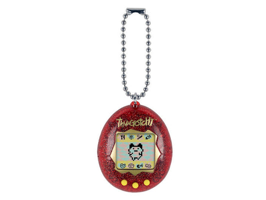 Tamagotchi red glitter