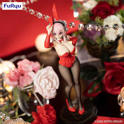 Nitroplus BiCute Bunnies Super Sonico Figure Red- Furyu