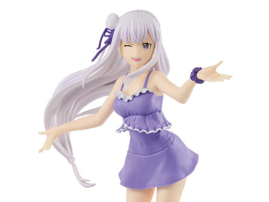 Re:Zero Starting Life in Another World EXQ Emilia - Banpresto (Sin Caja)