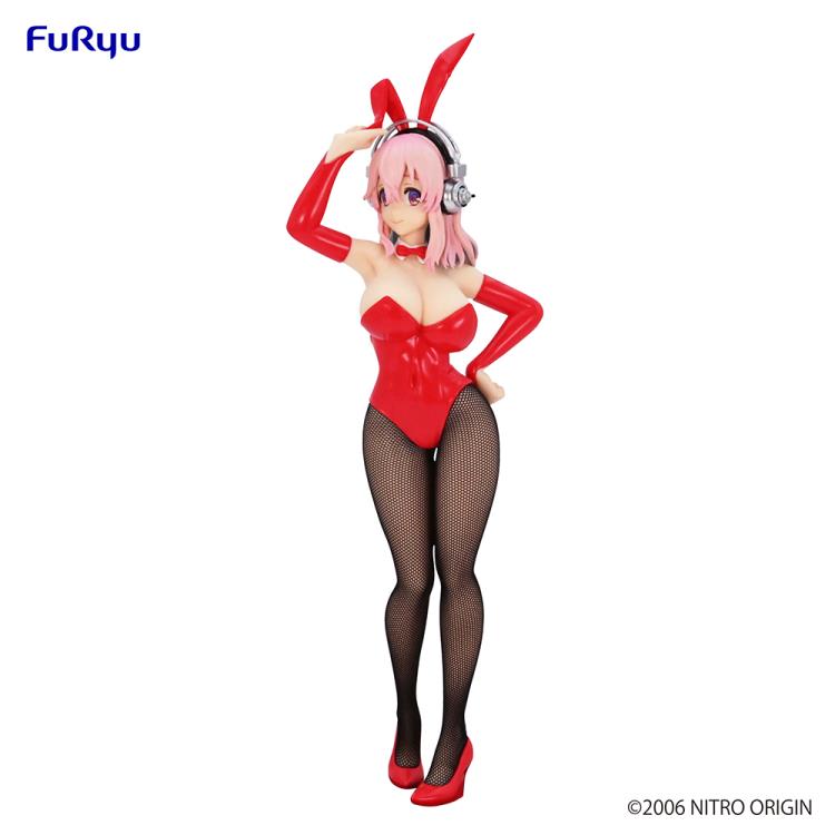 Nitroplus BiCute Bunnies Super Sonico Figure Red- Furyu