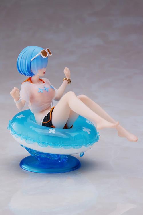 Re:Zero Starting Life in Another World Aqua Float Girls Rem Figure