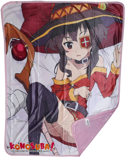 KonoSuba - Frazada para cama de Megumin y Kazuma