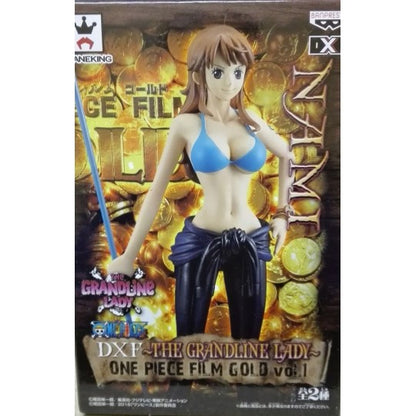 One Piece Nami DXF Grandline Lady Film Gold vol. 1 Banpresto - Open Box