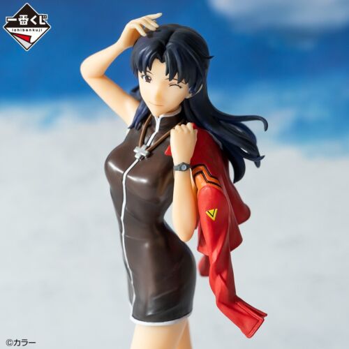 Evangelion Misato Katsuragi Figure Angel Attack Prize D Ichiban Kuji Bandai