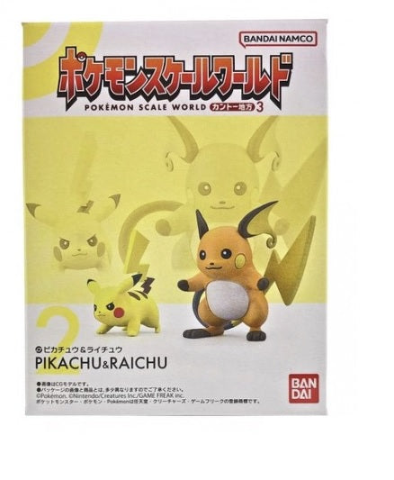 Pokemon Scale World 2 Pikachu & Raichu
