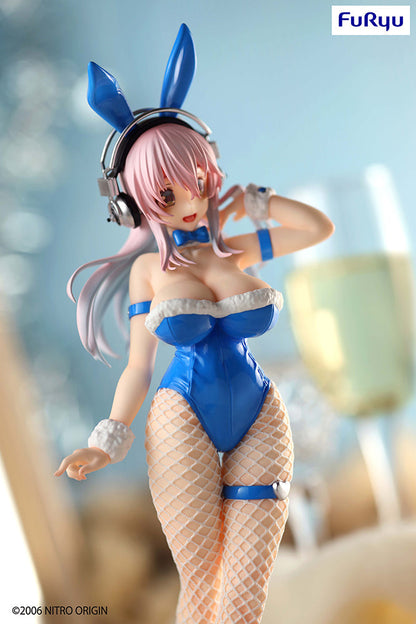 Nitroplus BiCute Bunnies Super Sonico Figure Blue - Furyu